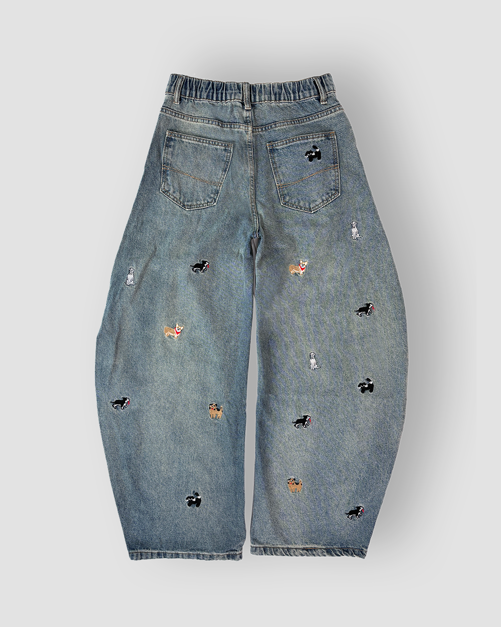 Denim Jeans 'Puptown' Balloon Cut - Light Wash