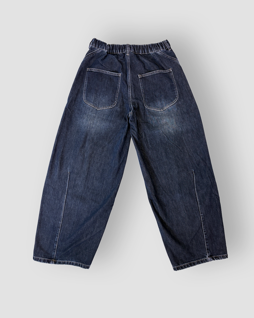 Denim Jeans ‘Liners’ Balloon Cut - Dark Blue