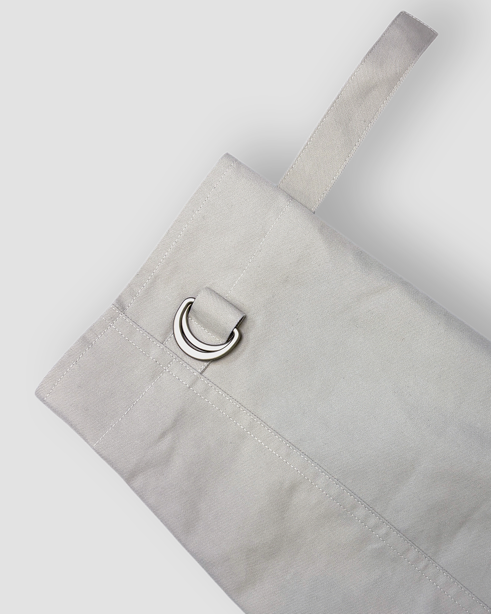 Harrington Jacket Crop Cut with Straps - Light Cream