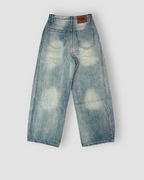 Denim Jeans ‘Hello Kitty Punk Graffiti’ Loose Fit - Light Wash