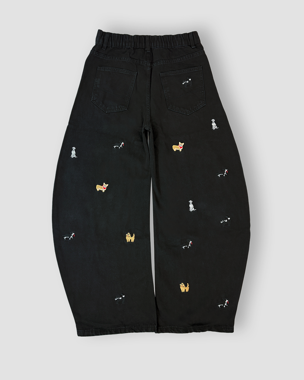 Denim Jeans 'Puptown' Balloon Cut - Black