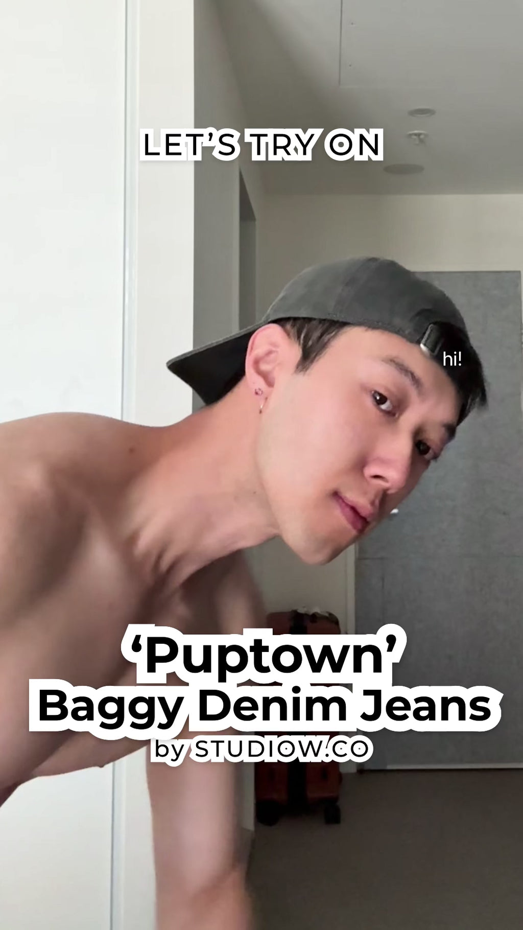 Denim Jeans 'Puptown' Balloon Cut - Light Wash